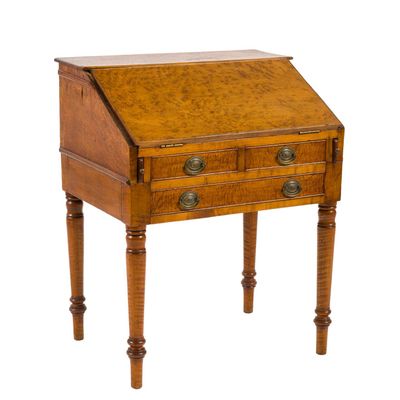 Sale Photo Thumbnail #5: Sheraton Figured Maple Desk