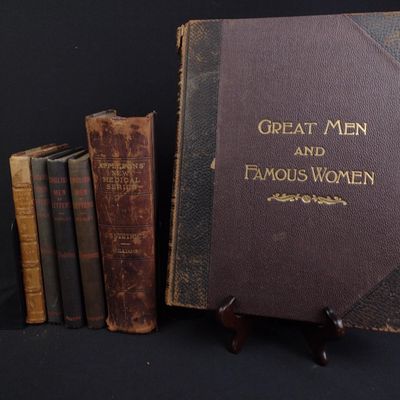 Sale Photo Thumbnail #512: 6 Antique Books Incl. Great Men & Famous Women