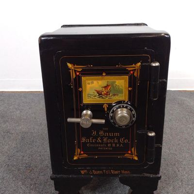 Sale Photo Thumbnail #245: J. Baum Safe & Clock Co. Floor Safe