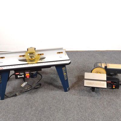 Sale Photo Thumbnail #302: Ryobi Router Table & Craftsman Sander