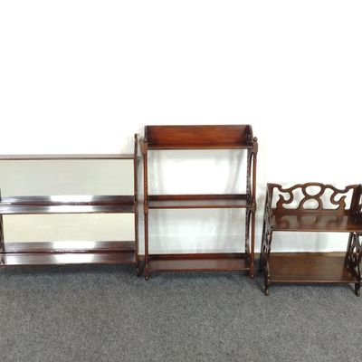 Sale Photo Thumbnail #183: 3 Vintage and Antique Decorative Wall Shelves