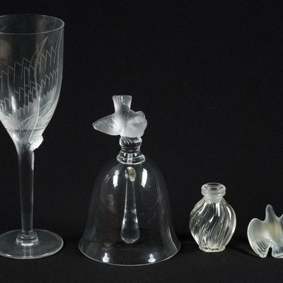 Sale Photo Thumbnail #60: 3 Pieces Lalique Glass