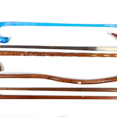 Sale Photo Thumbnail #437: 6 Canes Incl. Glass Cane