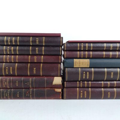 Sale Photo Thumbnail #265: 14 Antique Volumes "Egles Notes Queries"