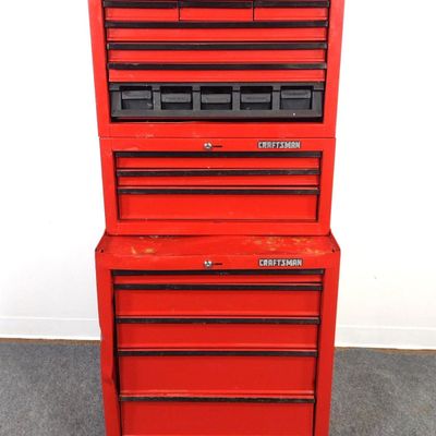 Sale Photo Thumbnail #274: Craftsman Industrial Rolling Tool Cabinet