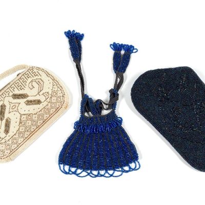 Sale Photo Thumbnail #481: 3 Vintage Beaded Bags