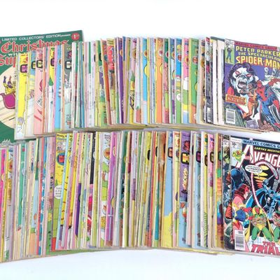 Sale Photo Thumbnail #266: 100 Comic Books Incl. Marvel