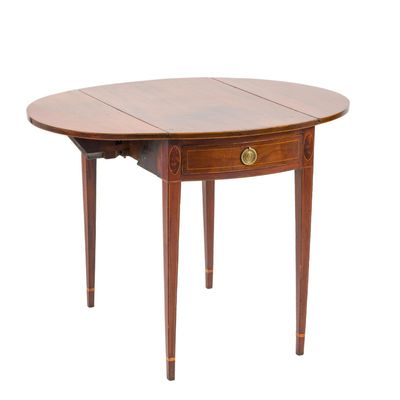 Sale Photo Thumbnail #36: Hepplewhite Drop Leaf Breakfast Table