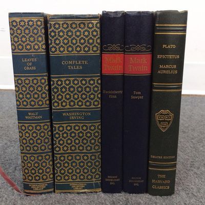 Sale Photo Thumbnail #522: 5 Vintage Books Incl. Tom Sawyer & Huckleberry Finn
