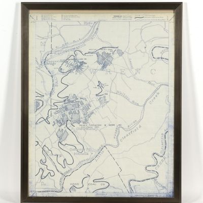 Sale Photo Thumbnail #175: Glen Richey Blueprint Mining Survey Map