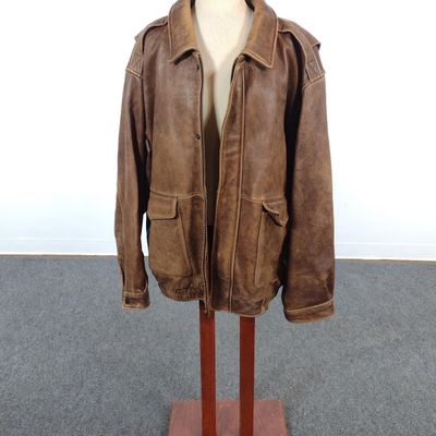 Sale Photo Thumbnail #396: Vintage Men's Cabela's Leather Jacket