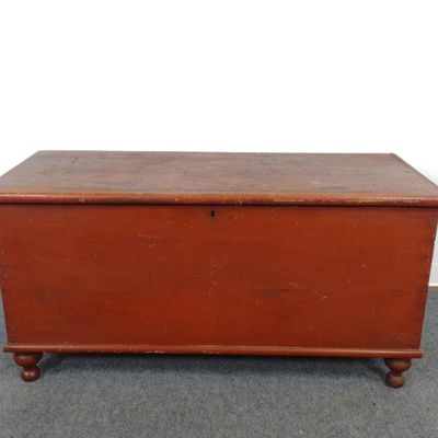 Sale Photo Thumbnail #354: Antique Painted Blanket Chest