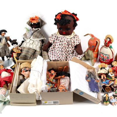 Sale Photo Thumbnail #83: International Costume Dolls, Marionettes, and Black Americana Dolls