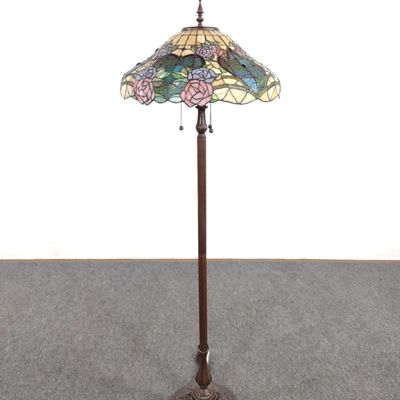 Sale Photo Thumbnail #162: Tiffany Style Floor Lamp