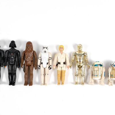 Sale Photo Thumbnail #30: 10 1970's Kenner Star Wars Action Figures