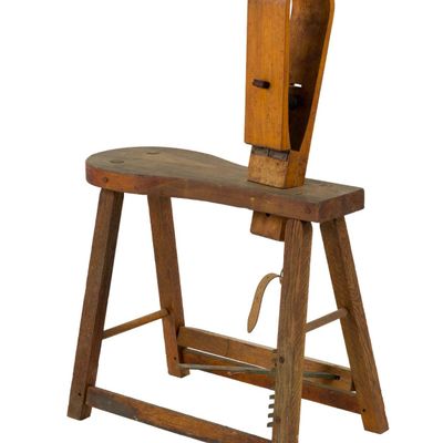 Sale Photo Thumbnail #96: Antique Saddle Maker's Bench