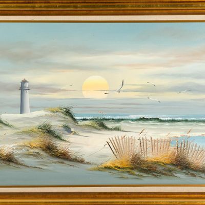 Sale Photo Thumbnail #95: Seascape Painting