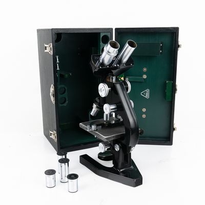 Sale Photo Thumbnail #138: Bausch & Lomb Binocular Microscope & Case