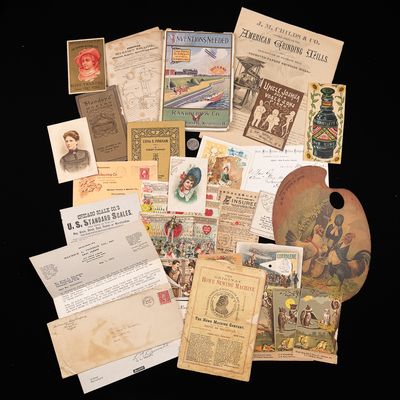 Sale Photo Thumbnail #413: Early 1900s Letter & Order Blanks Group