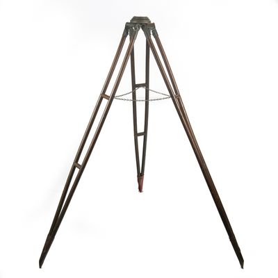 Sale Photo Thumbnail #33: WWII Ross Admiralty Binoculars Tripod