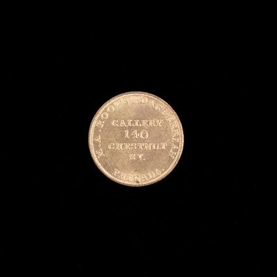 Sale Photo Thumbnail #206: M.A. Root's Brass Daguerrian Gallery Token