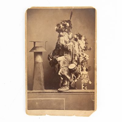 Sale Photo Thumbnail #236: St. Nicholas Santa Claus Cabinrt Card
