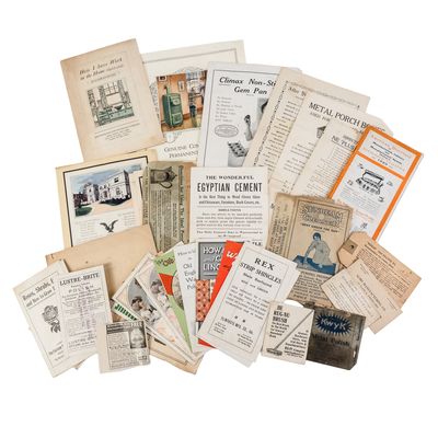 Sale Photo Thumbnail #368: Vintage Advertising Pamphlets Lot