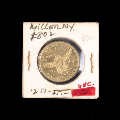 Sale Photo Thumbnail #218: Scovill Brass Daguerreotype Token