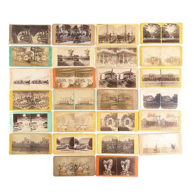Sale Photo Thumbnail #244: 26 Stereo View Cards