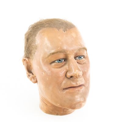 Sale Photo Thumbnail #411: Vintage Wax FDR Mannequin Display Head