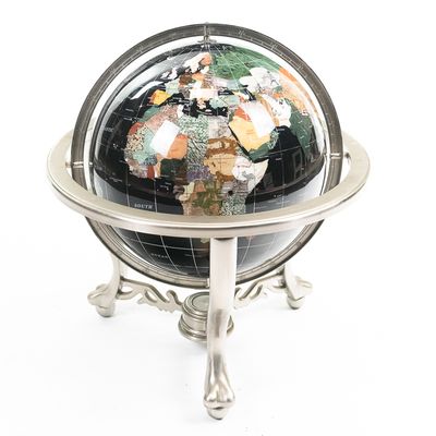 Sale Photo Thumbnail #88: Polished Onyx-Style Globe W/Stand