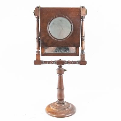 Sale Photo Thumbnail #226: Victorian Tabletop Magnifier & Mirror