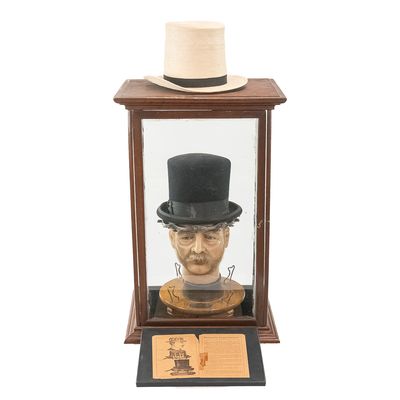Sale Photo Thumbnail #352: Antique Lyons Hat Conformator Set