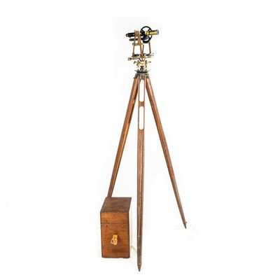 Sale Photo Thumbnail #11: Warren-Knight Model 25C Survey Transit Case/Tripod