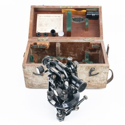 Sale Photo Thumbnail #52: Cooke, Troughton & Simms Theodolite W/Case