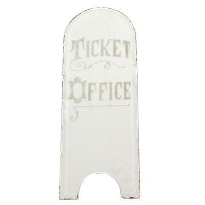 Sale Photo Thumbnail #421: Etched Glass Movie Theater Ticket Window