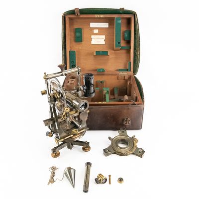 Sale Photo Thumbnail #14: Antique Troughton & Simms London Theodolite