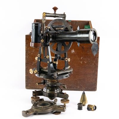 Sale Photo Thumbnail #30: Troughton & Simms Transit Theodolite