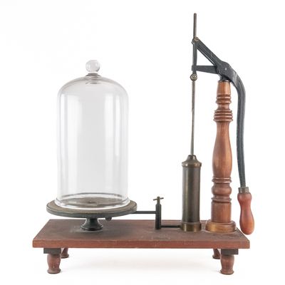 Sale Photo Thumbnail #97: Antique Central Scientific Co. Vacuum Pump
