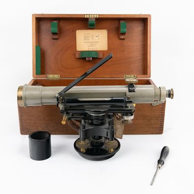 Sale Photo Thumbnail #18: Bausch & Lomb Optical Co. Survey Transit W/Case