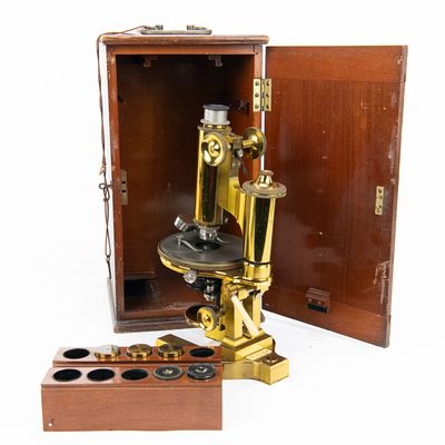 Sale Photo Thumbnail #145: Bausch & Lomb Petrographic Microscope in Case