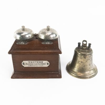 Sale Photo Thumbnail #321: Western Elec Bell Box and Electric Bell Ringer