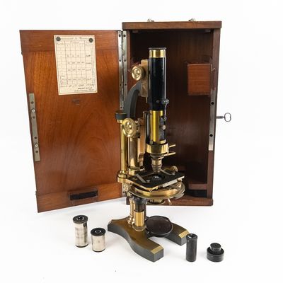 Sale Photo Thumbnail #111: 1910 Nachet Petrological Microscope