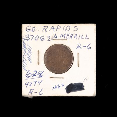 Sale Photo Thumbnail #196: L.A. Merrill Copper Photographic Artist Token