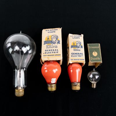 Sale Photo Thumbnail #294: Vintage GE & Westinghouse Mazda Bulb Lot