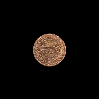 Sale Photo Thumbnail #216: M.A. Root Copper Daguerreotype Token