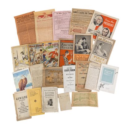 Sale Photo Thumbnail #366: Vintage Ephemera & Medical Pamphlet Lot