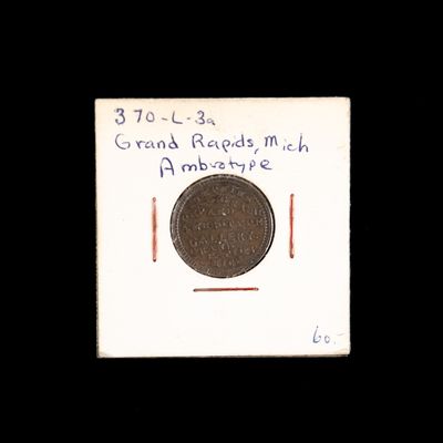 Sale Photo Thumbnail #193: Tompkins Brass Ambrotype Token