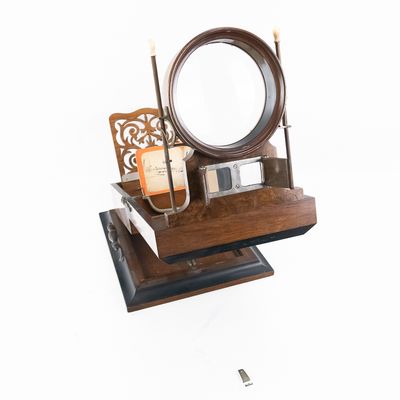 Sale Photo Thumbnail #223: Victorian Graphoscope Stereoviewer Box W/Card
