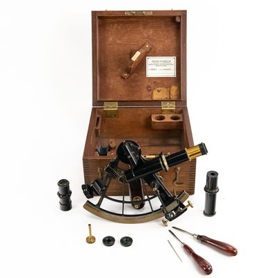 Sale Photo Thumbnail #42: 1932 Keuffel & Esser Surveying Sextant